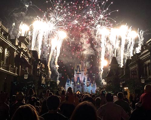 Fireworks at Magic Kingdom